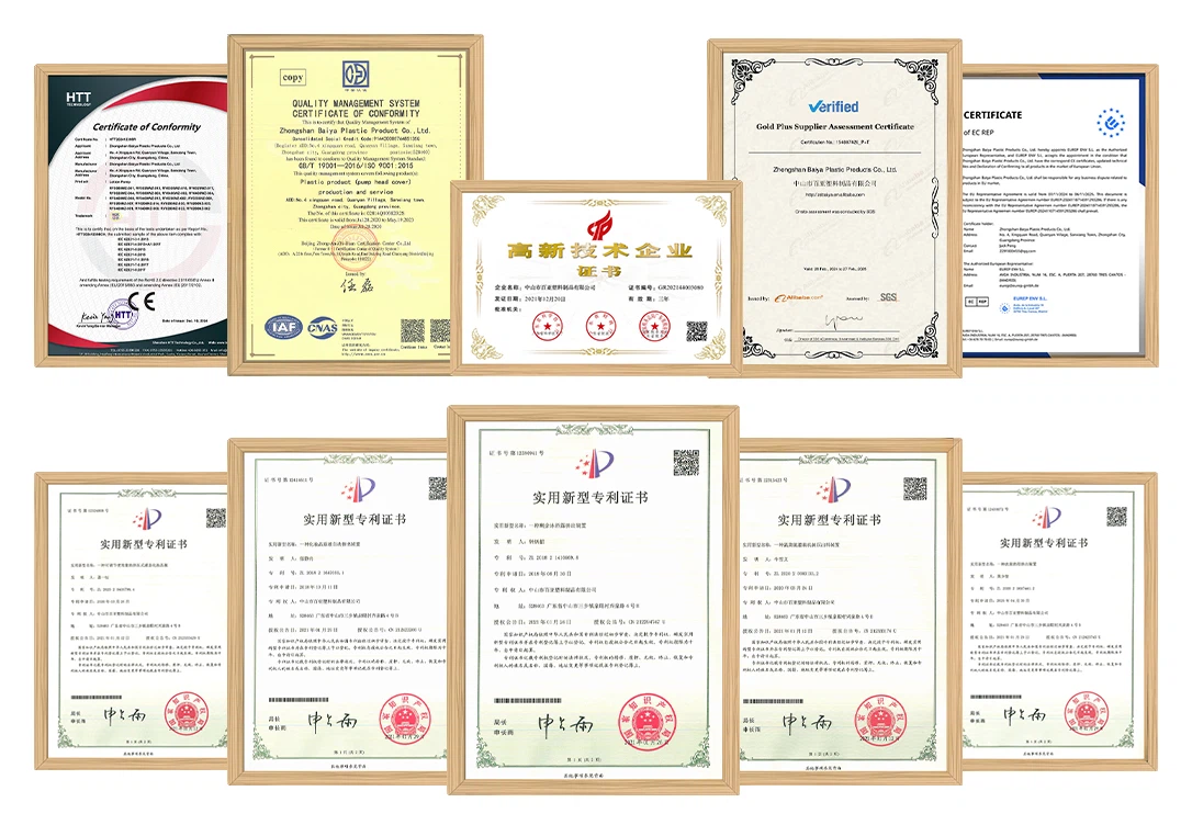 ISO9001, SGS, High-tech Enterprise Certification and Utility Model Patent Certificate.jpg